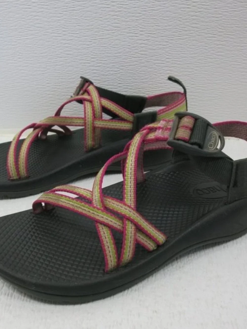 Chaco Dual Webbing Strap Adjustable Comfort Sandals Kid's Footwear 5 Y